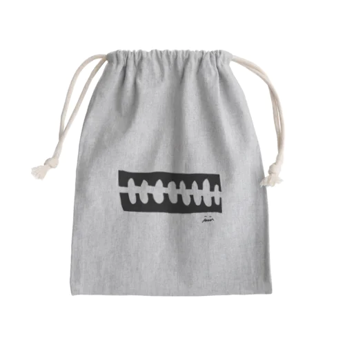 骨々mono Mini Drawstring Bag