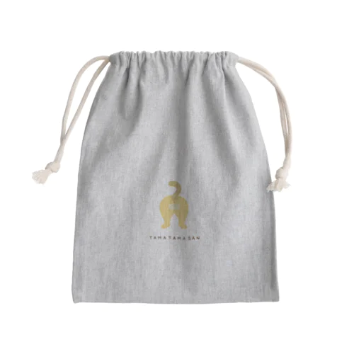 たまさんのたまたまさん Mini Drawstring Bag