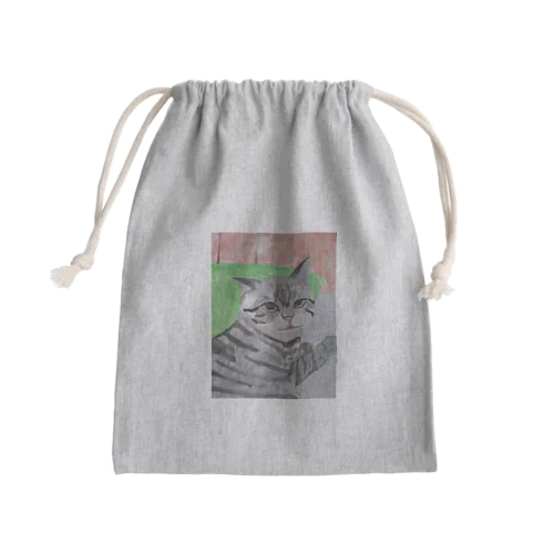 シャムミックスちゃん Mini Drawstring Bag