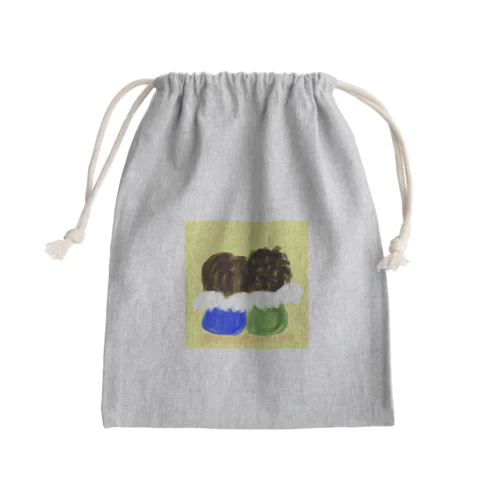 天使hrmk Mini Drawstring Bag