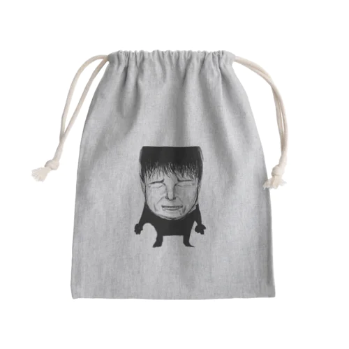 面白いかはわからん Mini Drawstring Bag