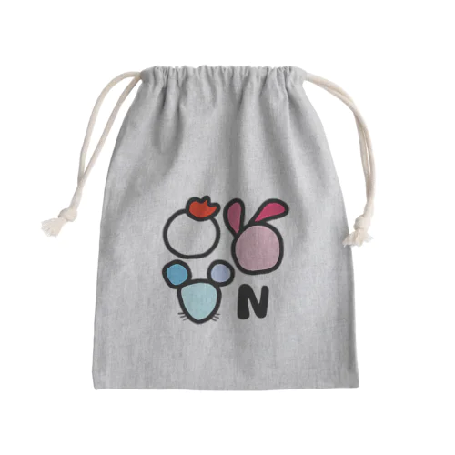 N Mini Drawstring Bag