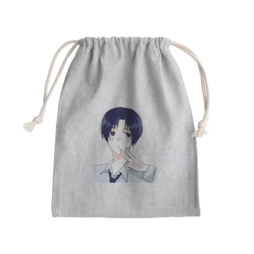 紺野くん Mini Drawstring Bag