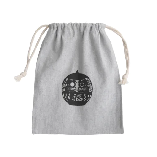 ダルマ Mini Drawstring Bag