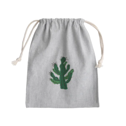 渋かっこいい★多肉植物 Mini Drawstring Bag