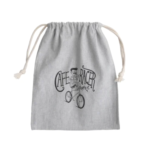 "CAFE RACER" Mini Drawstring Bag