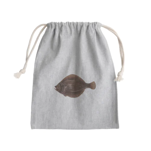 ヒラメ Mini Drawstring Bag