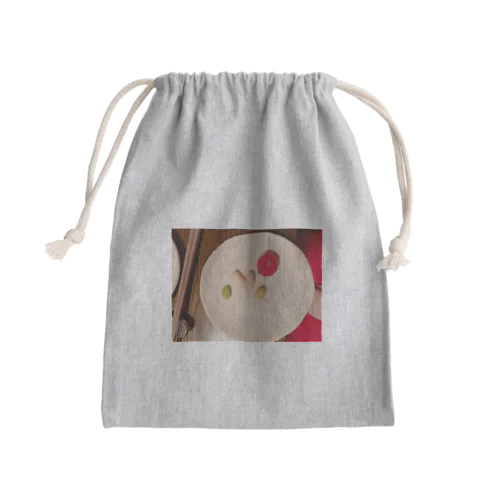 お豆ちゃん Mini Drawstring Bag