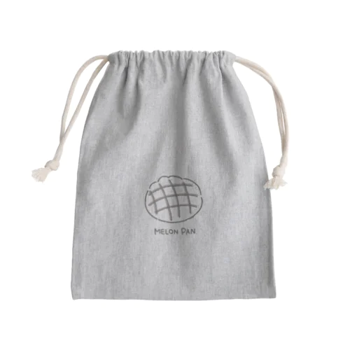 かわいいめろんぱん Mini Drawstring Bag