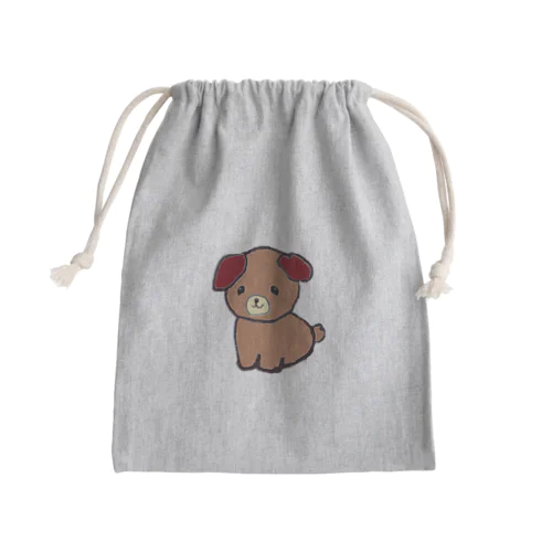 わんこ Mini Drawstring Bag