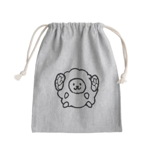 鎖骨ちゃん（前） Mini Drawstring Bag