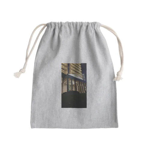 上海のギリシア建築(夜景編) Mini Drawstring Bag