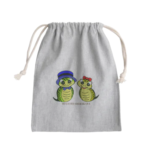 レトロつちのこ Mini Drawstring Bag