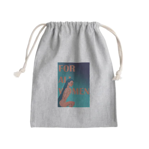 For all women 5 Mini Drawstring Bag