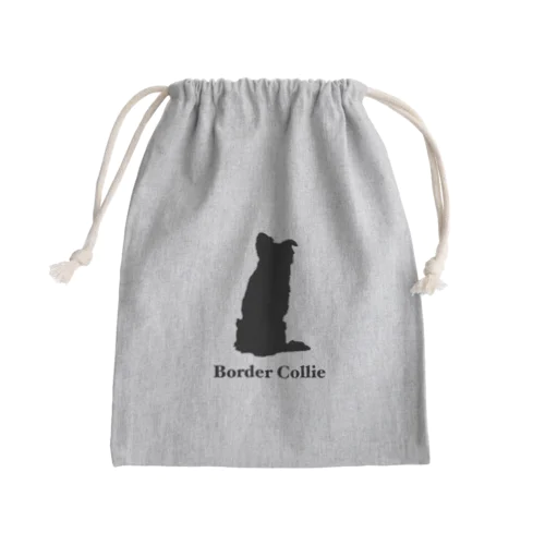 ボーダーコリー Mini Drawstring Bag