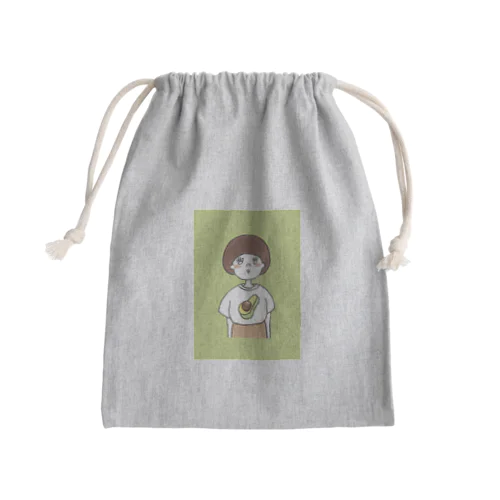 将来はアボカド Mini Drawstring Bag