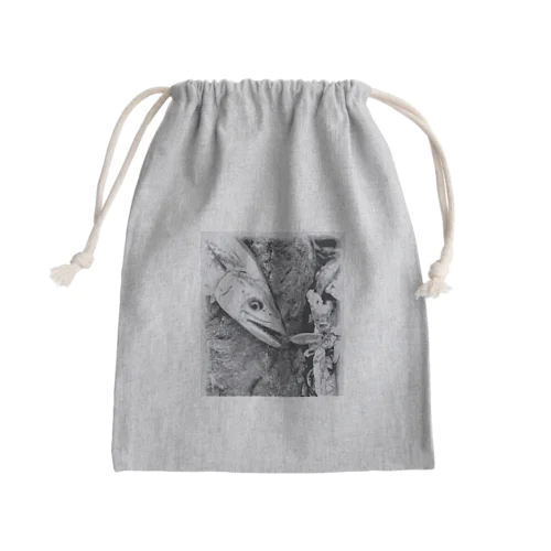 サゴシくんイラスト Mini Drawstring Bag