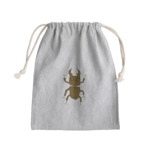 やっぱりクワガタがすき Mini Drawstring Bag