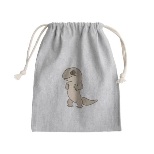 直立するやもり Mini Drawstring Bag