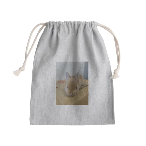 うさぎのきなこ Mini Drawstring Bag