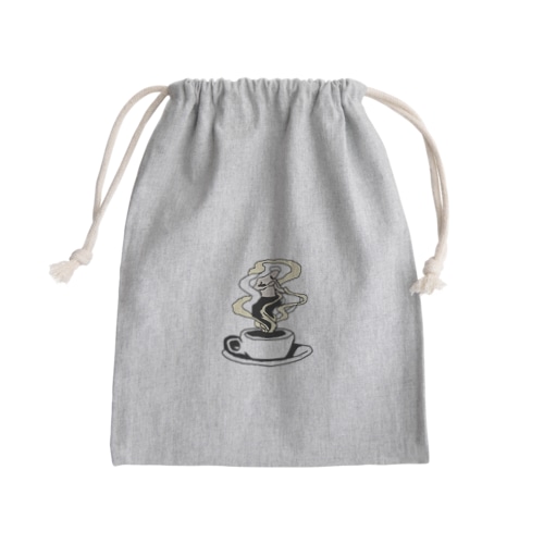 アラビアンコーヒー Mini Drawstring Bag