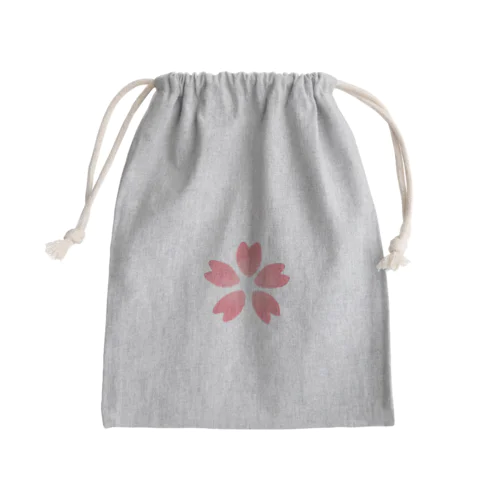 ふんわりさくら Mini Drawstring Bag