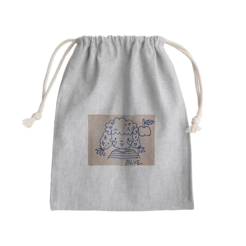 girl 2 Mini Drawstring Bag