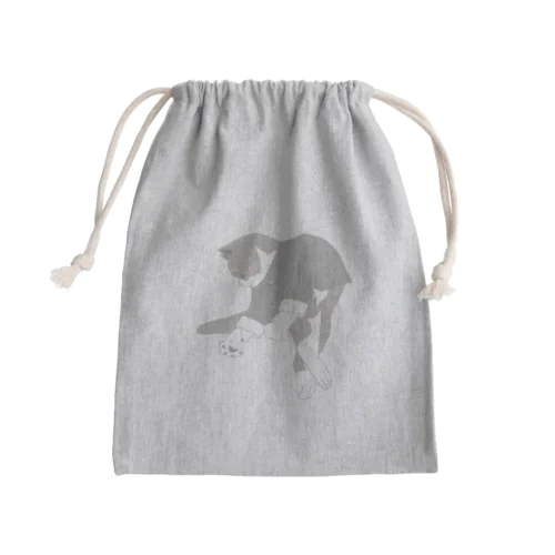 猫功夫(猫カンフー) Mini Drawstring Bag