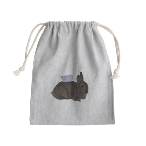 もも　の　ティッシュ Mini Drawstring Bag