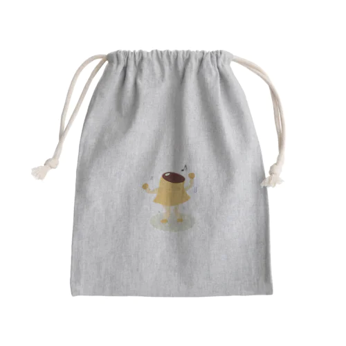 踊るプリン Mini Drawstring Bag