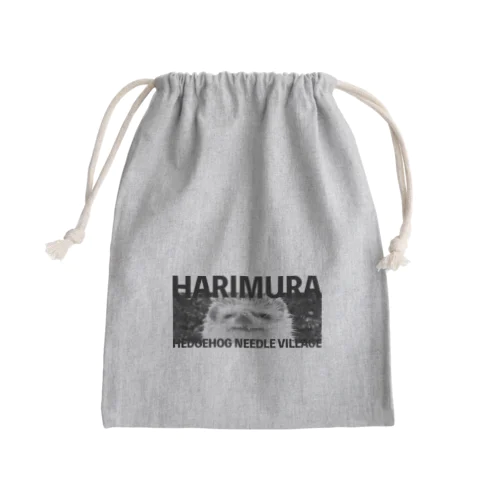 HARIMURA（黒） Mini Drawstring Bag