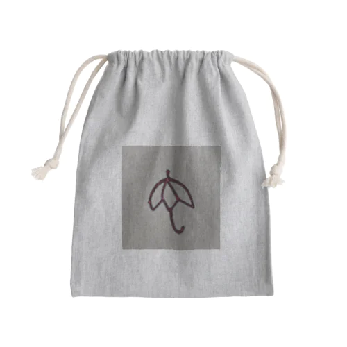 かさ Mini Drawstring Bag