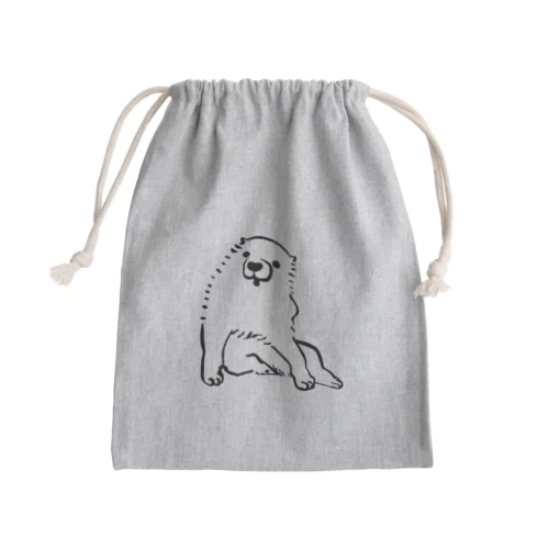 犬 / 長沢芦雪 Mini Drawstring Bag