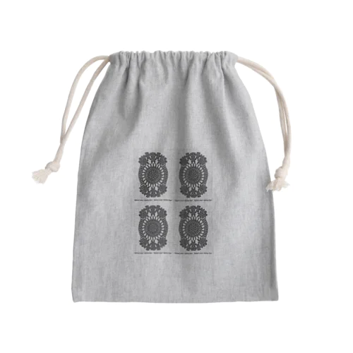 梟の街 Mini Drawstring Bag