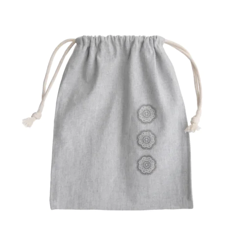 ミドリムシ★幾何学模様 Mini Drawstring Bag