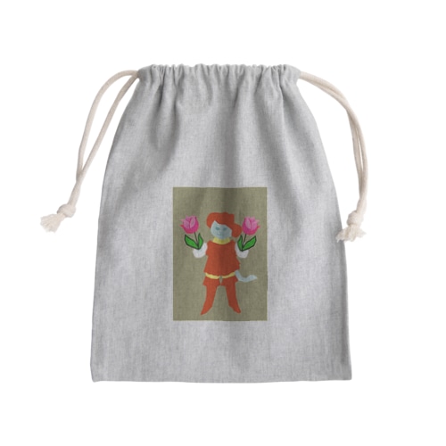 チューリップ二刀流 Mini Drawstring Bag