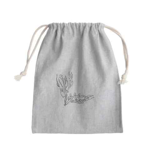 愛煙家は生きにくい。 Mini Drawstring Bag