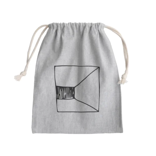 奥行き、奥ゆかし Mini Drawstring Bag