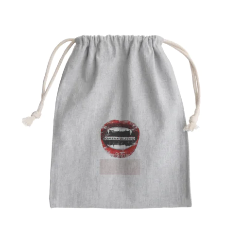 リップロゴ Mini Drawstring Bag