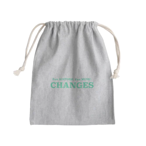 KINTORE×MUSIC CHANGES Mini Drawstring Bag
