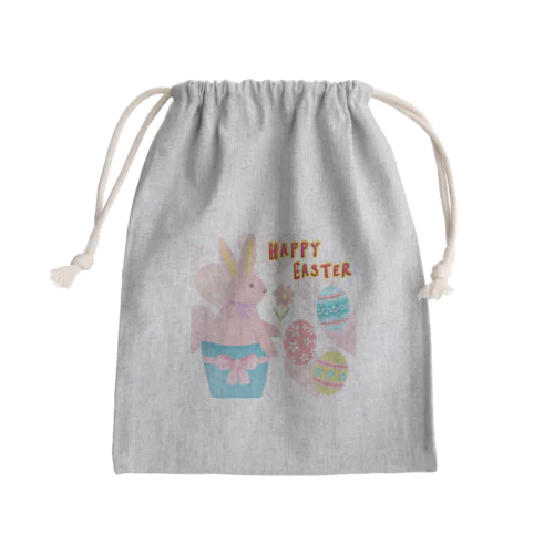 ハッピー！イースター！ Mini Drawstring Bag