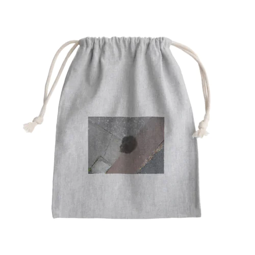 黒猫女の子の手鞠さん Mini Drawstring Bag