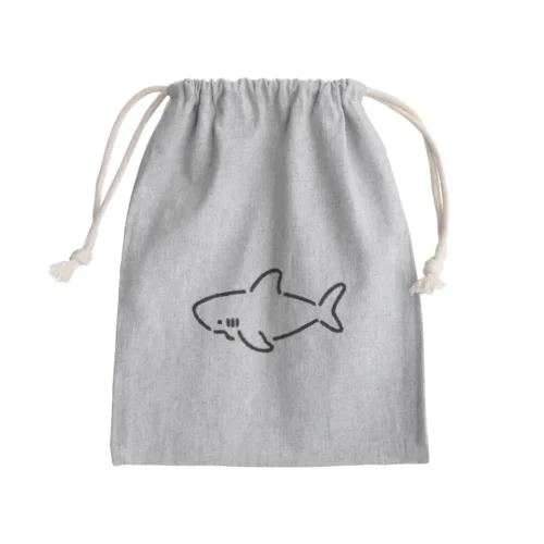 わりとシンプルなサメ2021 Mini Drawstring Bag