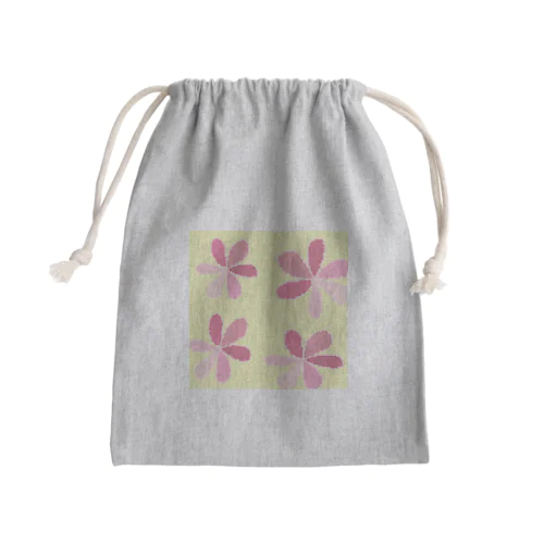 春の足音🌸🐝🌸 Mini Drawstring Bag