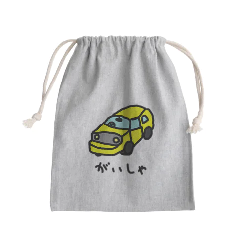 がいしゃ Mini Drawstring Bag