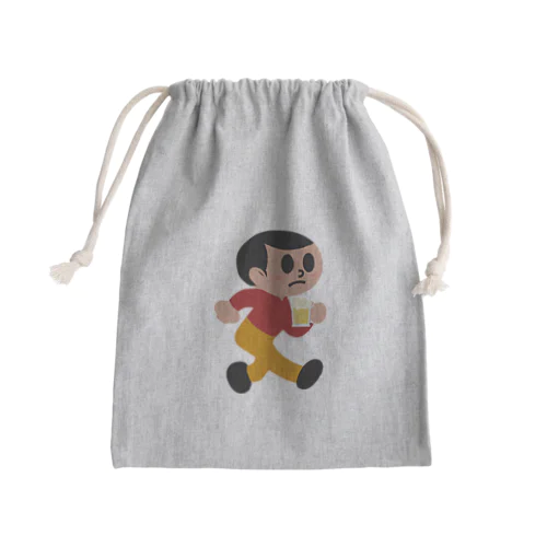 呑み過ぎ坊や Mini Drawstring Bag