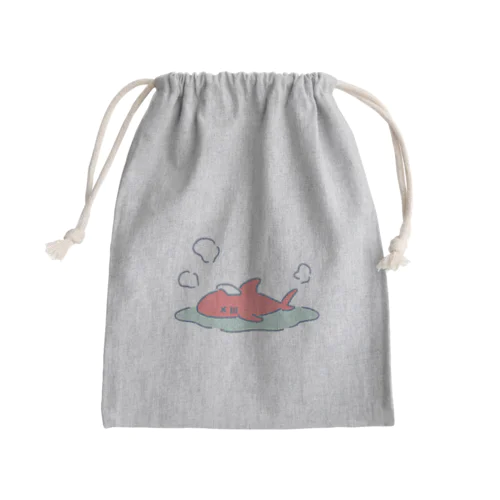 のぼせたサメ Mini Drawstring Bag