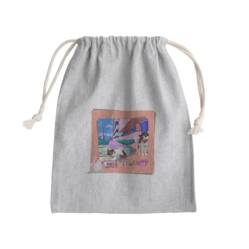 ご近所おさんぽコース-開店記念 特別価格 Mini Drawstring Bag