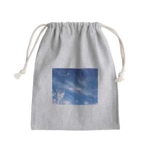 #青#空#雲 Mini Drawstring Bag