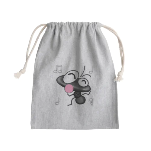 ありんこ君 楽しいよ Mini Drawstring Bag